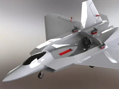 f22 raptor rc  3D print model