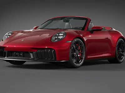 2026 Porsche 911 Carrera 4 GTS Cabriolet 992  3D model