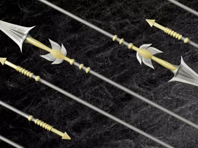 WARRIOR SPEAR Low-poly 3D model