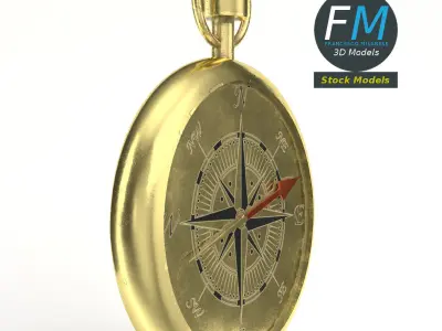 Compass navigation 3D model
