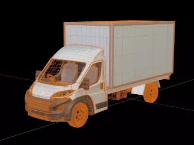 Ram Promaster Cutaway 3D model