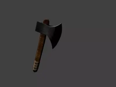 axe fight 3D model