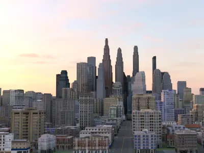 City 54 3D model