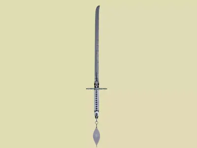 Game Ready Sword 3D Model-Low poly Low-poly 3D model