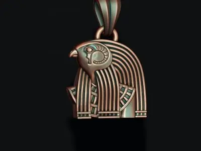 Horus pendant v2 3D print model