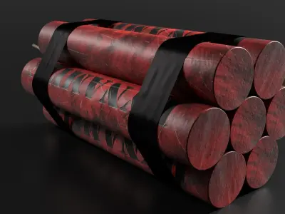 Dynamit dynamite 3D model
