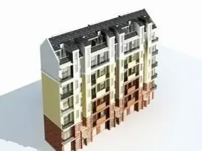 Multi Residential 3D model 3