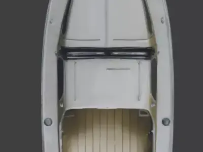WWII Amphibious Car 3D Model Low-poly 3D model