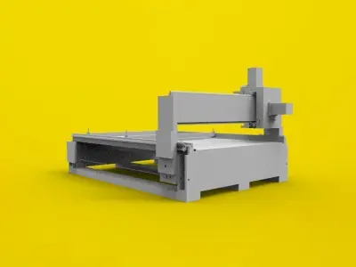 cnc machine 3D print model