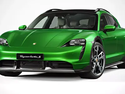 2022 Porsche Taycan Cross Turismo 3D model