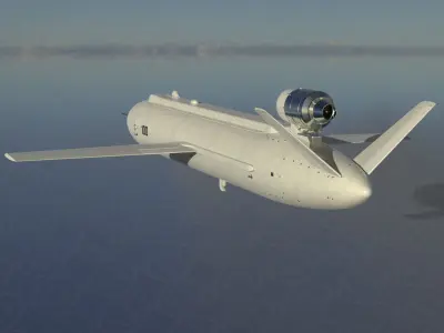 Ukrainian cruise missile  PEKLO  Detailed engineering 3D model