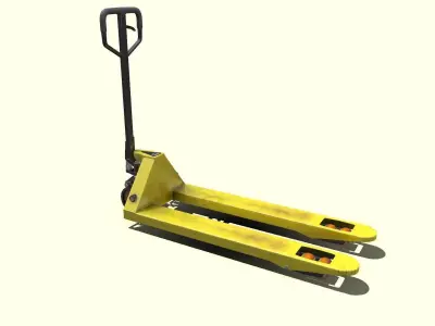 Hand Forklift Low-Poly PBR Low-poly 3D model