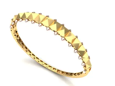24 Women jewelry bangle bracelet Floral Carved Filigree Bangle  3D print model