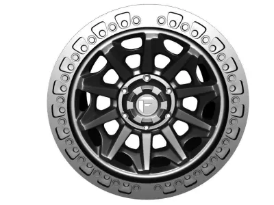 Wheel Fuel Off Road COVERT Model D694 Low-poly 3D model