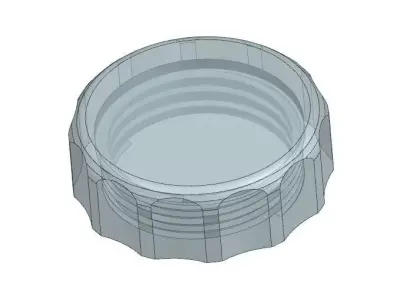 gasoline tank cap 3D model