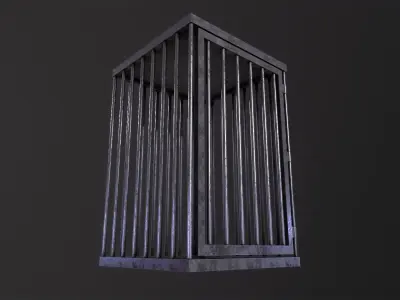 Cage 3D Model Low-poly 3D model