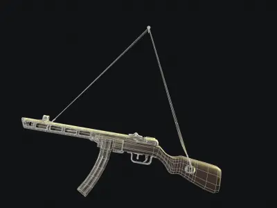 PPS 41 Low poly 3D model Low-poly 3D model