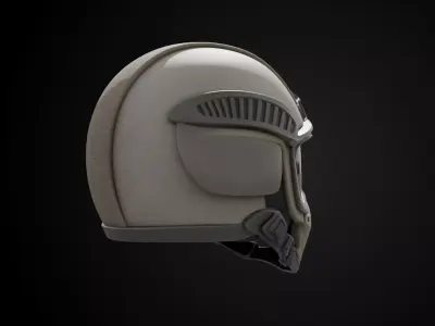 Stylized Desert Rebel Warrior Helmet - Nomad Guardian 3D print model