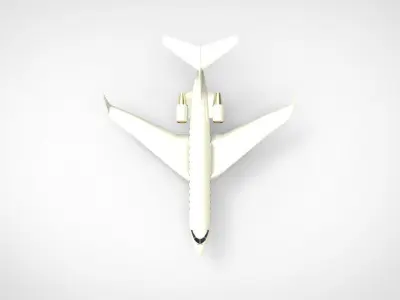 Gulfstream G650 Jet 3D model purchase