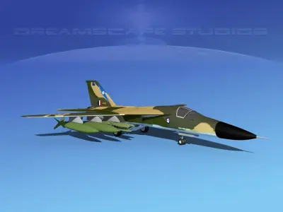 General Dynamics FB-111 Aardvark V08 3D model