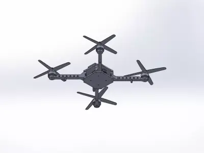 Quadcopter Free 3D model