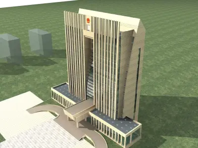 Office Building 3D model 231