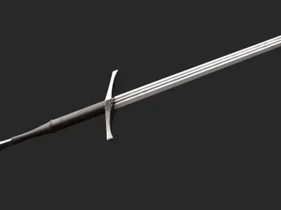 Olbrecht Medieval Sword Free low-poly 3D model