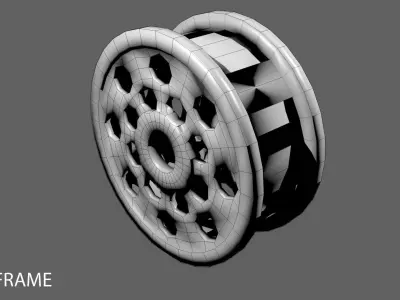 Wheel Rim 8 3D model