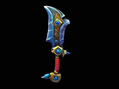 stylized sword 3D model purchase