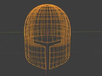 shinee reinbow sporten helmet Low-poly 3D model