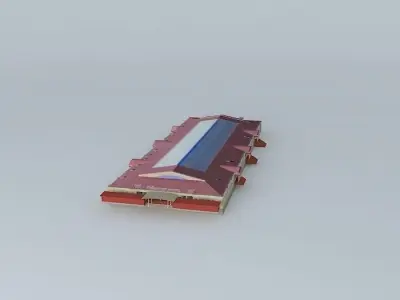 Samara Regional Market Free 3D model