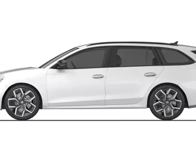 Skoda Octavia Combi RS 2025 3D model