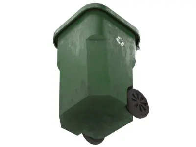 Garbage Container 1 Lowpoly Low-poly 3D model