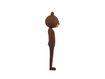 Character126 Rigged Bear 3D model