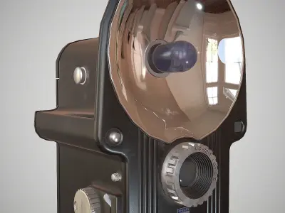 Philips Flash Cam And Bag Low-poly 3D model