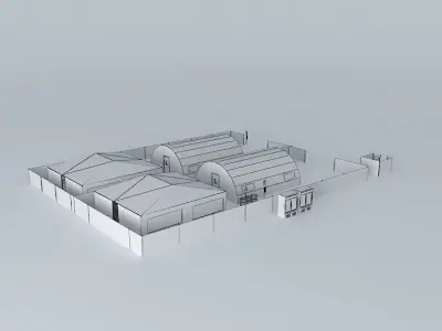 alamcen drilling and camp COMESA cargapozo perfo Free 3D model
