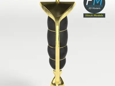 Caribbean pirate sword 3D model