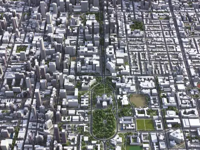 Toronto Low-poly 3D model