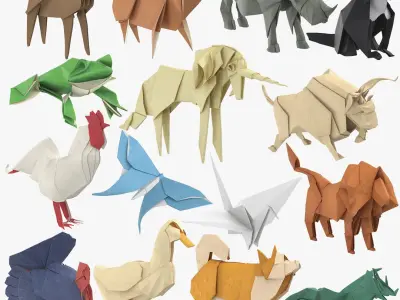 Origami Collection 3D model