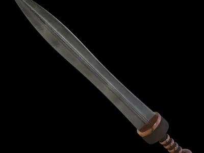 Roman Sword 3D model purchase