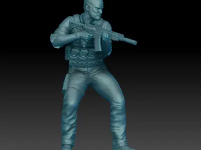 BLACK OPS SOLDIER 3D print model