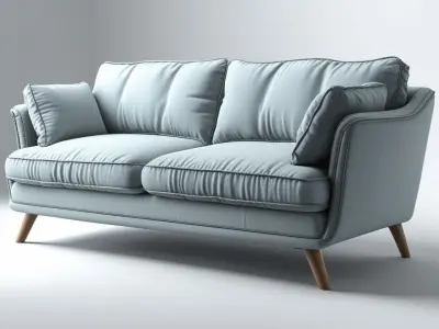 Modern Luxury Sofa  High-Quality PBR Game-Ready 3D Model Low-poly 3D model