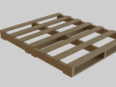 WoodenPallete wooden pallet Low-poly 3D model
