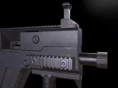KRSV Vector Submachine Gun Low-poly 3D model