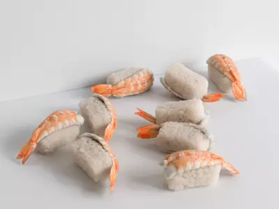 Sushi 3D model buy