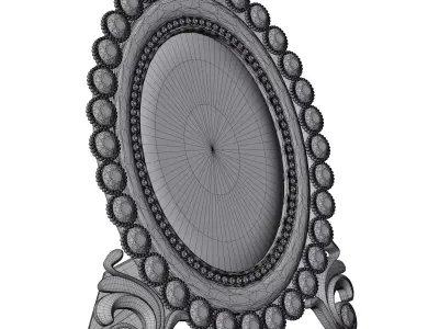 Photo Frame Low-poly 3D model 5