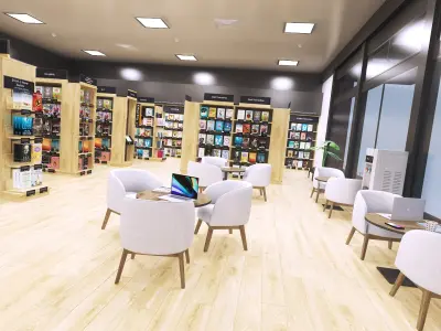 Book Store 3D model