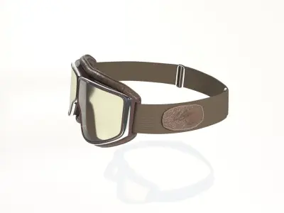 Pilot Goggles Low-poly 3D model