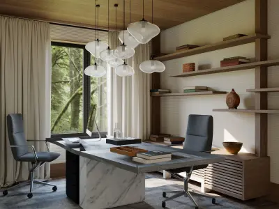 office interior 3D model get