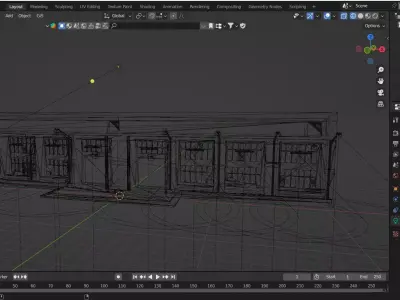 Industrial Factory Low-poly 3D model purchase
